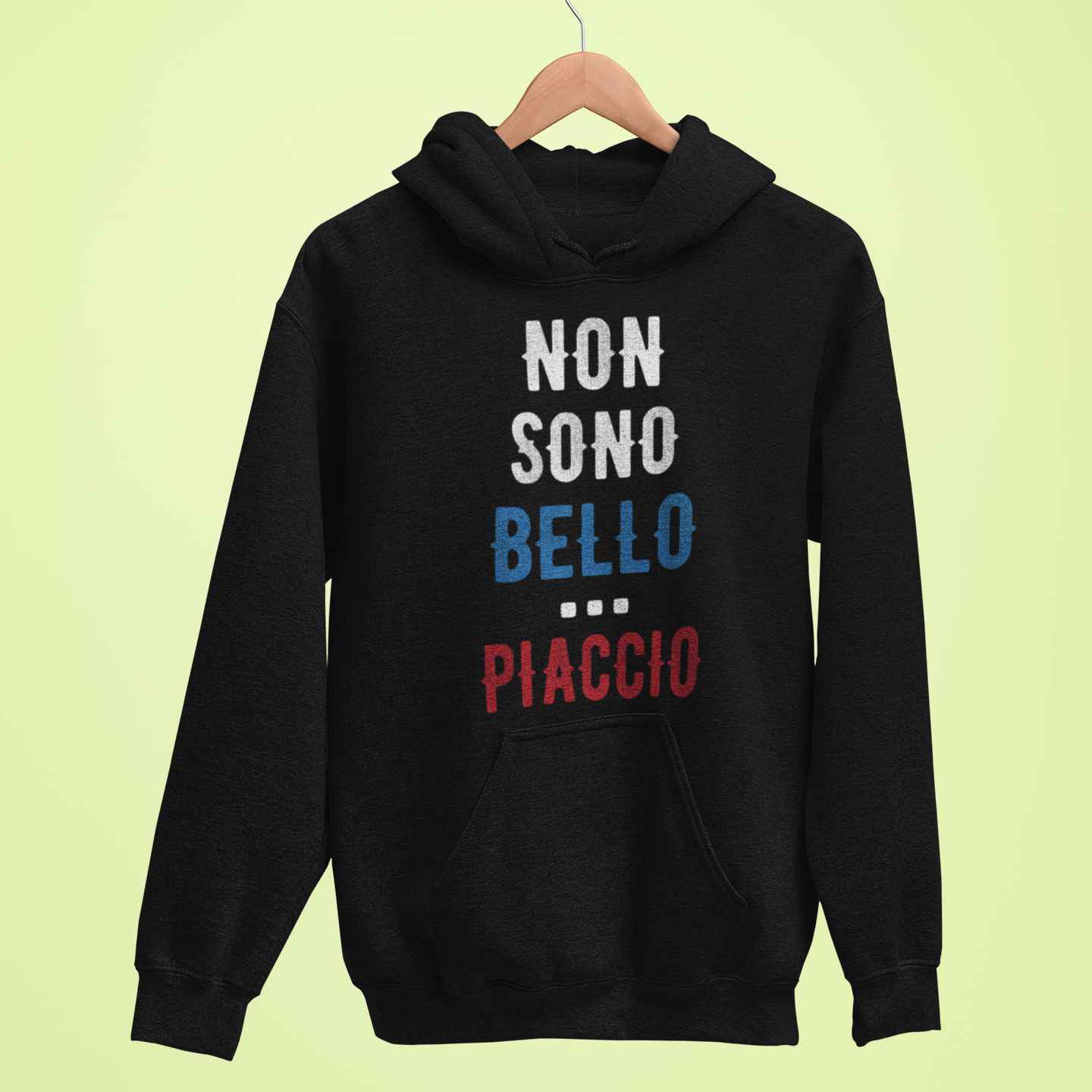 Felpa Con Cappuccio Divertente Unisex Con Stampa Non Sono Bello